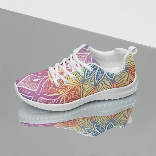 Pink Painted Sneakers | Custom Art Design Shoes | Colorful Flower Floral Yoga Sneakers | Kung Fu Shoes | Best Comfortable Soft Sneakers |